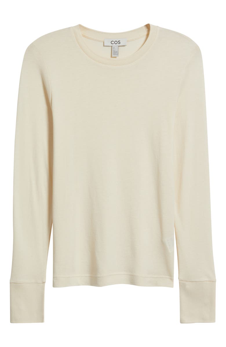 COS Pontus Long Sleeve T-Shirt, Alternate, color, White Dusty Light