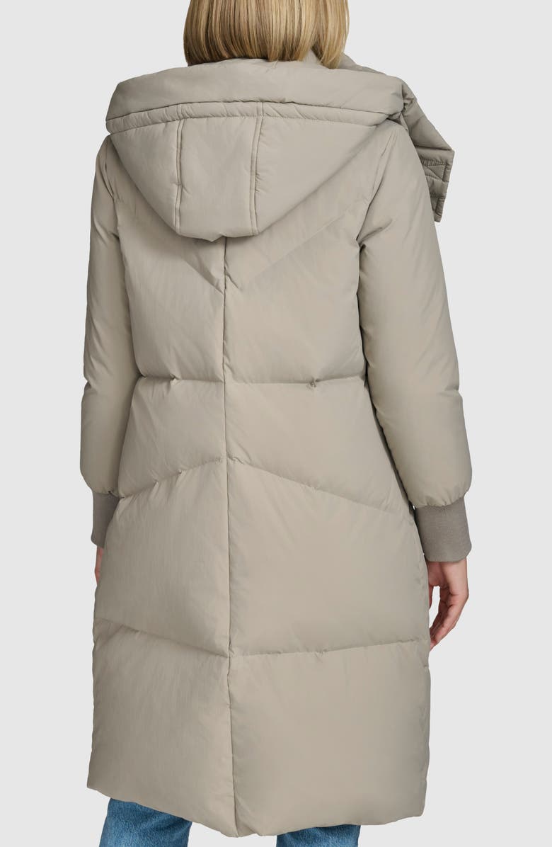 Andrew Marc Faros Down & Feather Hooded Puffer Coat, Alternate, color, 