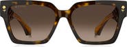 Etro 55mm Gradient Rectangular Sunglasses