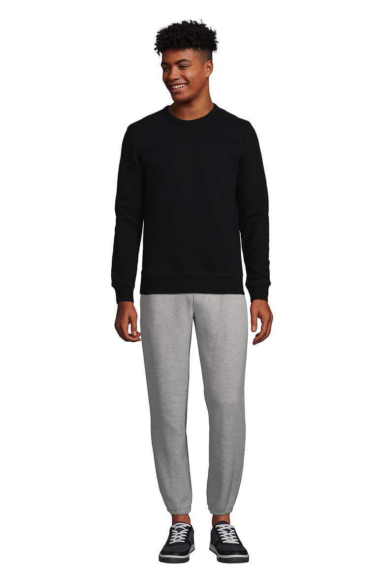 Long Sleeve Serious Sweats Crewneck Sweatshirt, Alternate, color, Black