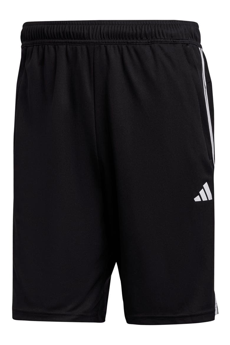 AEROREADY Training Essentials Athletic Shorts, Alternate, color, BLACK/WHIT