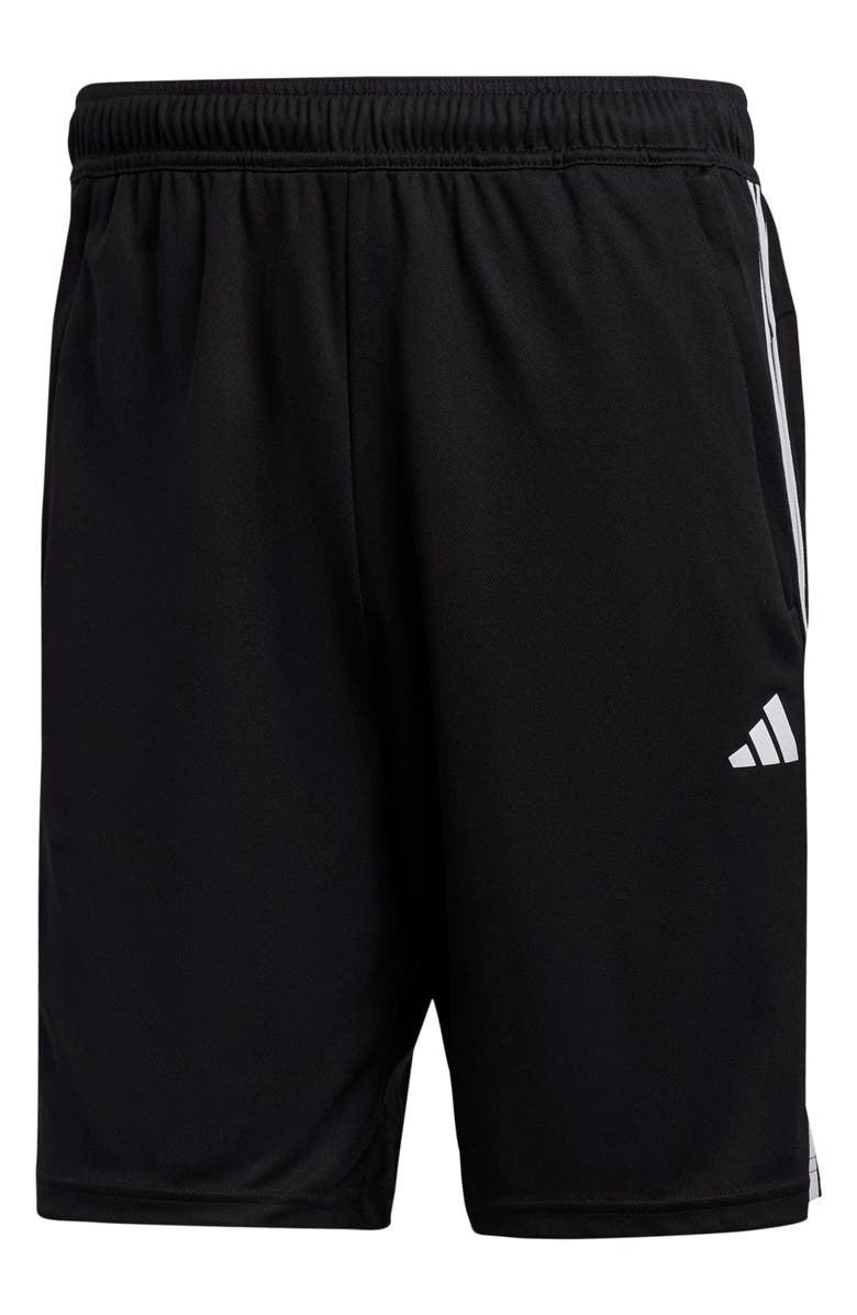 adidas AEROREADY Training Essentials Athletic Shorts, Alternate, color, Black/ White