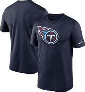 Nike Men's Nike Navy Tennessee Titans Logo Essential Legend Performance T-Shirt