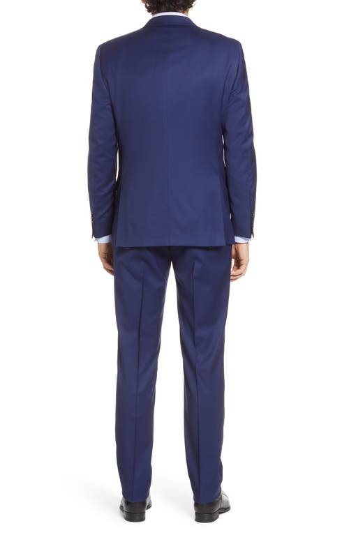 HART SCHAFFNER MARX HART SCHAFFNER MARX NEW YORK CLASSIC FIT SOLID STRETCH WOOL SUIT 
