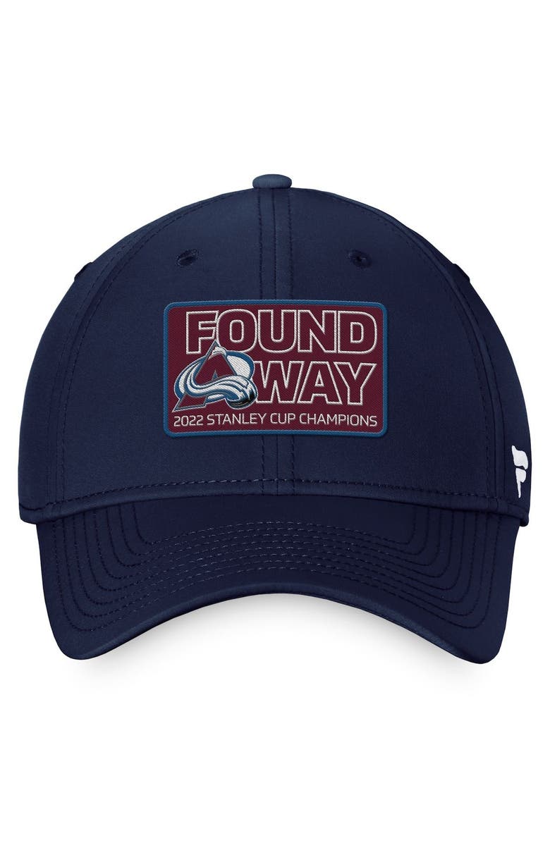 FANATICS Men's Fanatics Navy Colorado Avalanche 2022 Stanley Cup Champions Hometown Flex Hat, Alternate, color, 