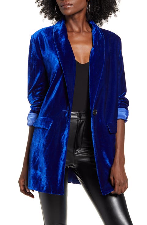 Velvet Blazer