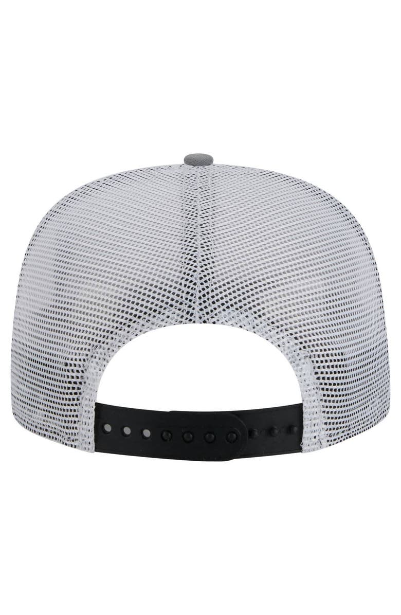 New Era Men's New Era Black/Gray Brooklyn Nets Throwback Dye Golfer Snapback Hat, Alternate, color, Black