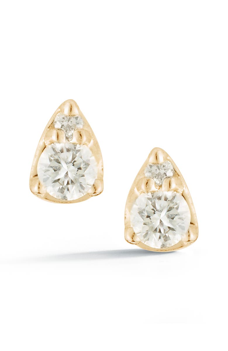 Dana Rebecca Designs Sophia Ryan Diamond Teardrop Stud Earrings, Main, color,