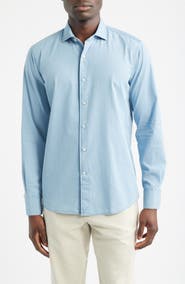 Peter Millar Crown Crafted Elio Cotton Button-Up Shirt