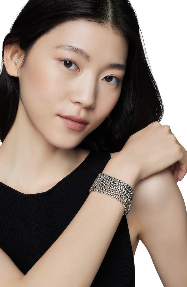 David Yurman 'Box Chain' 8-Row Bracelet, Alternate, color, 