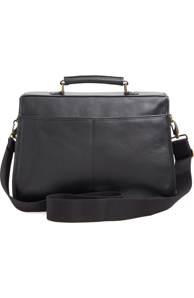 Barbour Leather Briefcase, Alternate, color,