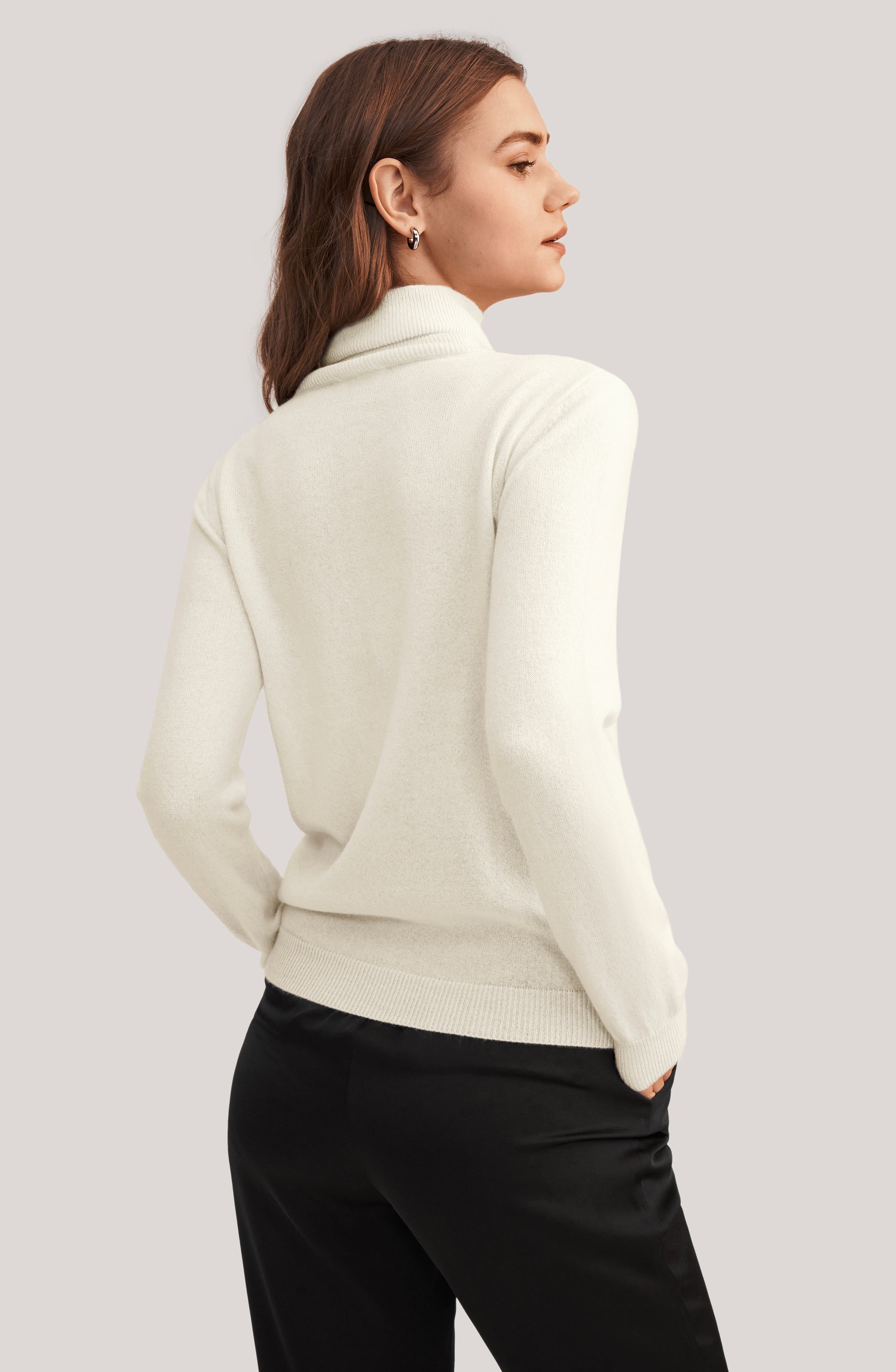 Pure Cashmere Turtleneck Sweater - image 2