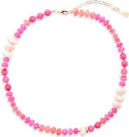 Panacea Pink Quartz Beaded Necklace