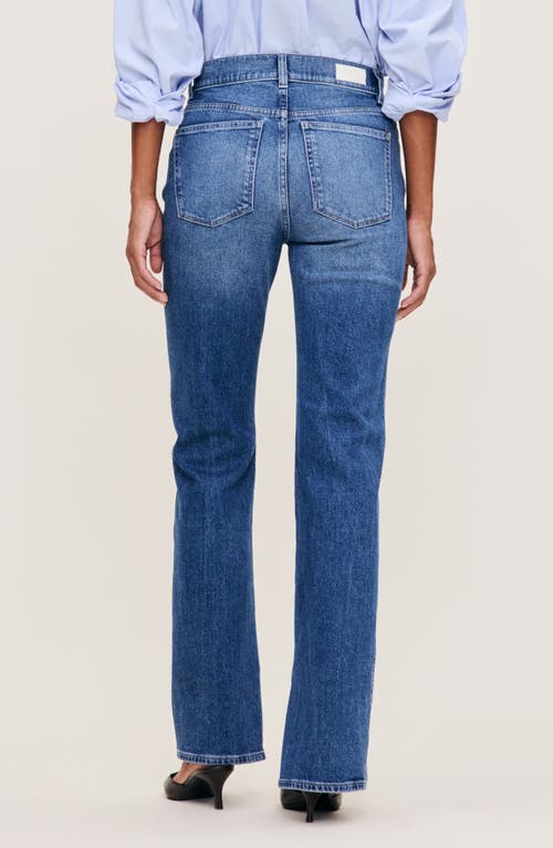 Shop Dl1961 Patti Side Slit Straight Leg High Rise Jeans In North Current Vintage