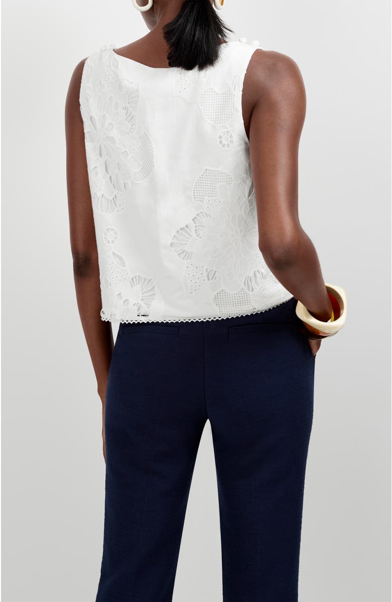 Trina Turk Alessandra Top, Alternate, color, Whitewash