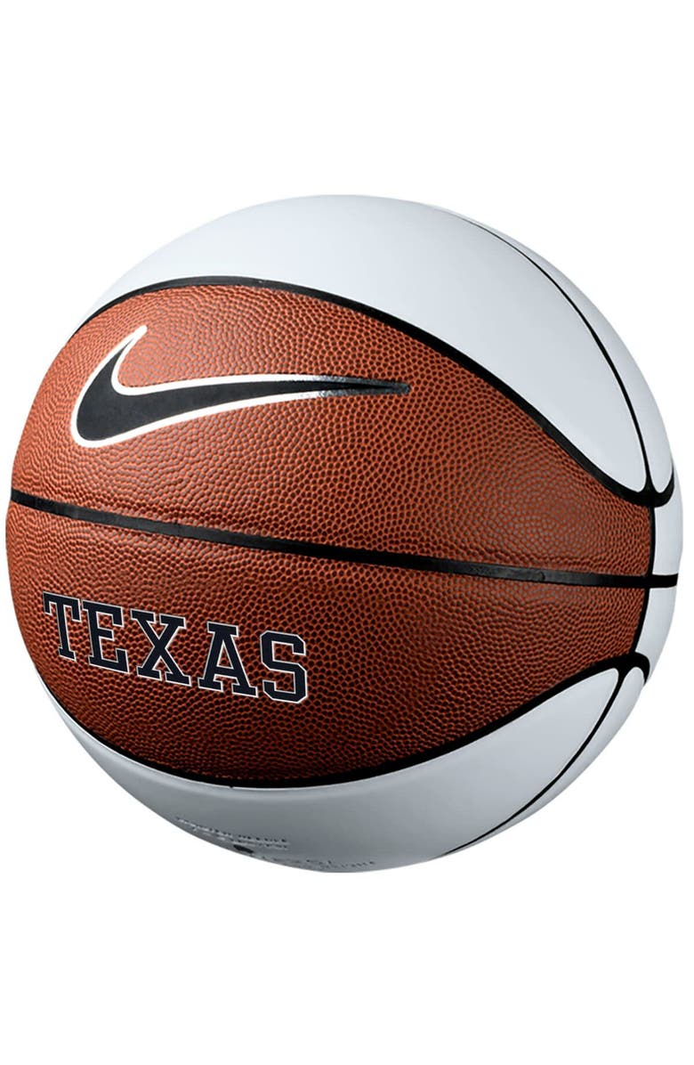 Nike Texas Longhorns Autographic Basketball, Main, color, Brown