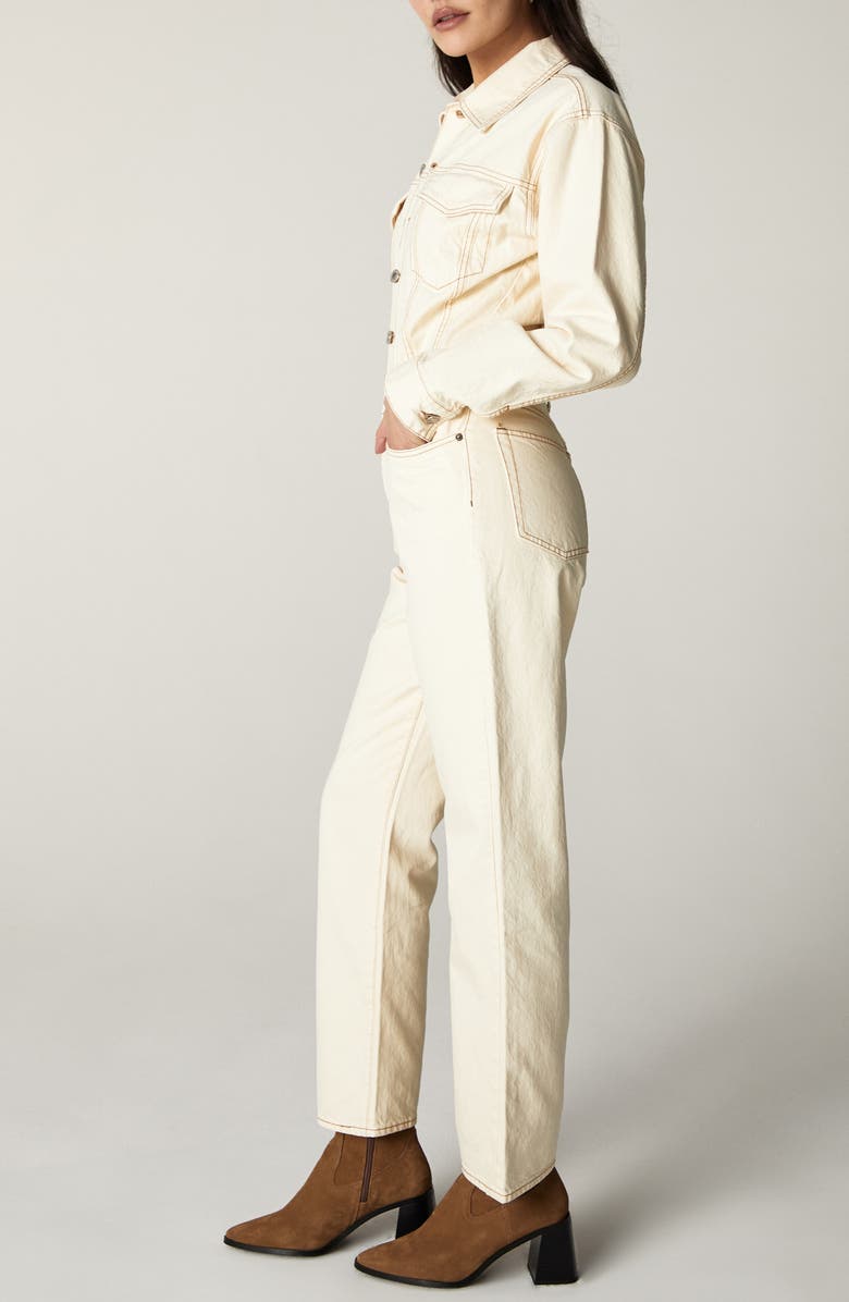 Unpublished Simone Long Sleeve Denim Jumpsuit, Alternate, color,