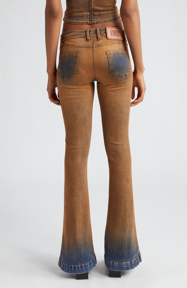 Knwls Harley Low Rise Stretch Denim Flare Leg Jeans, Alternate, color, 