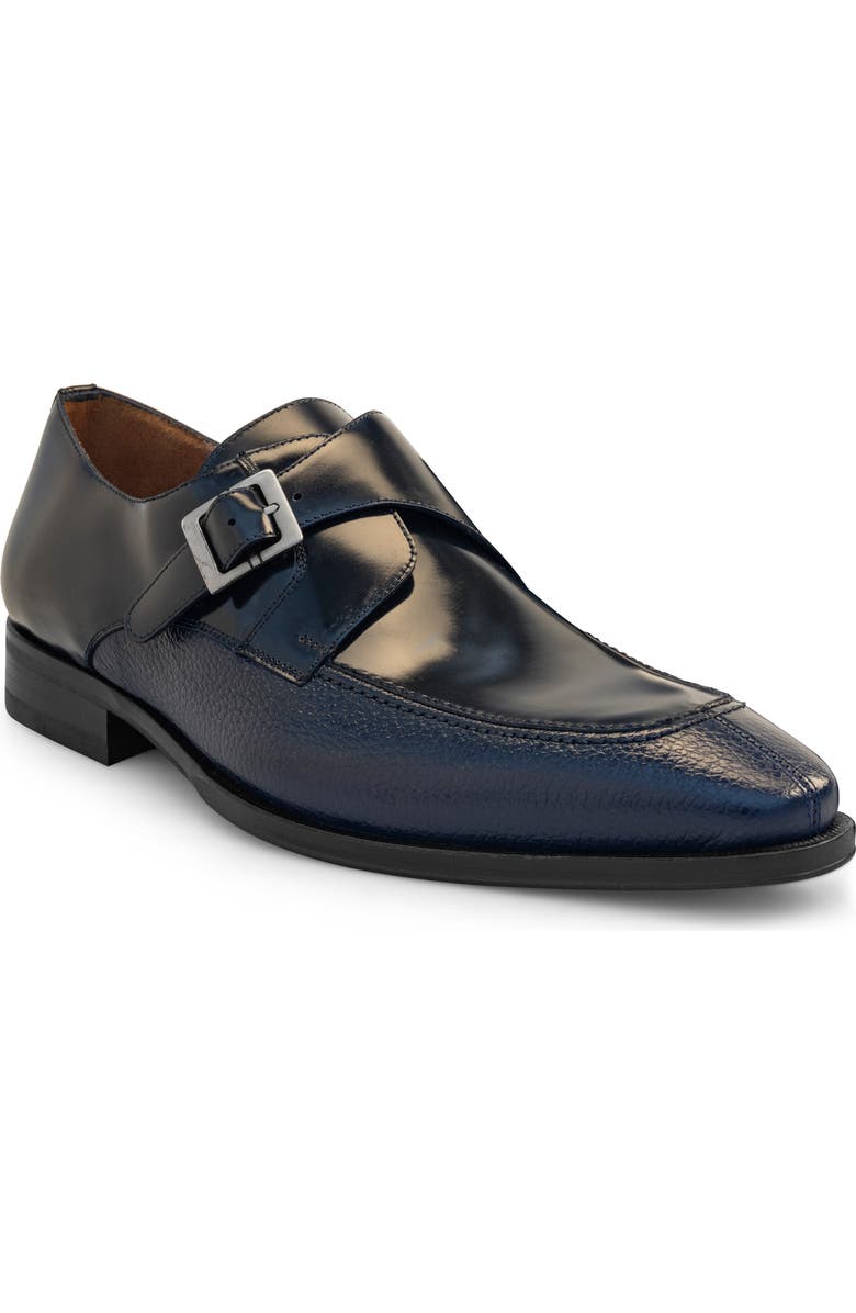 Mezlan Monk Shoe, Main, color, Blue
