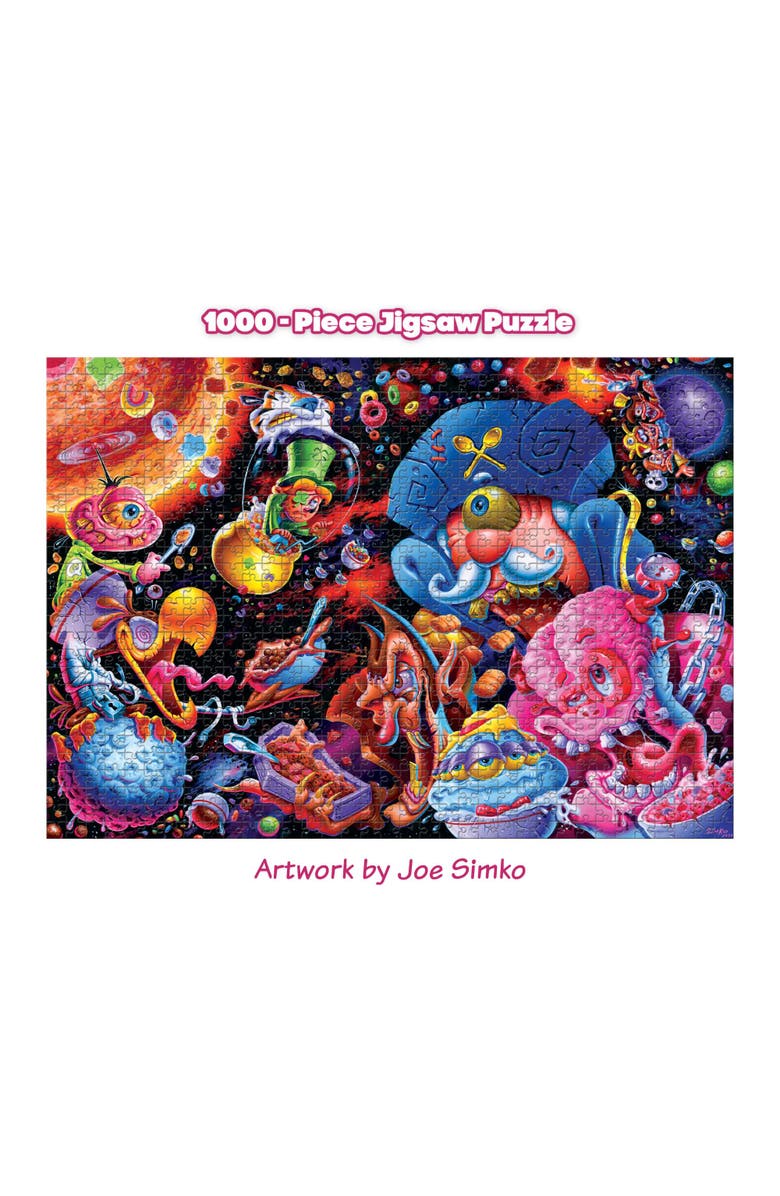 Toynk Cosmic Crunch Breakfast Cereal Puzzle By Joe Simko | 1000 Piece Jigsaw Puzzle, Alternate, color, Multi-Color