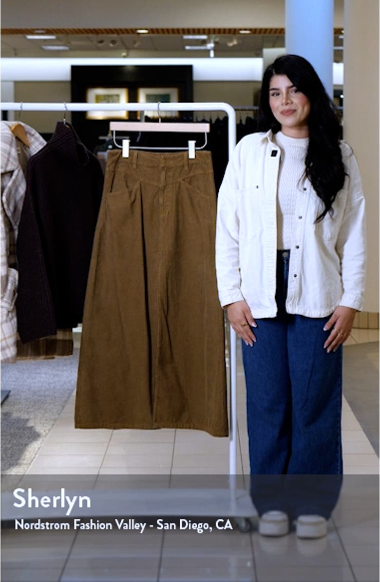 As You Are Corduroy Maxi Skirt, sales video thumbnail