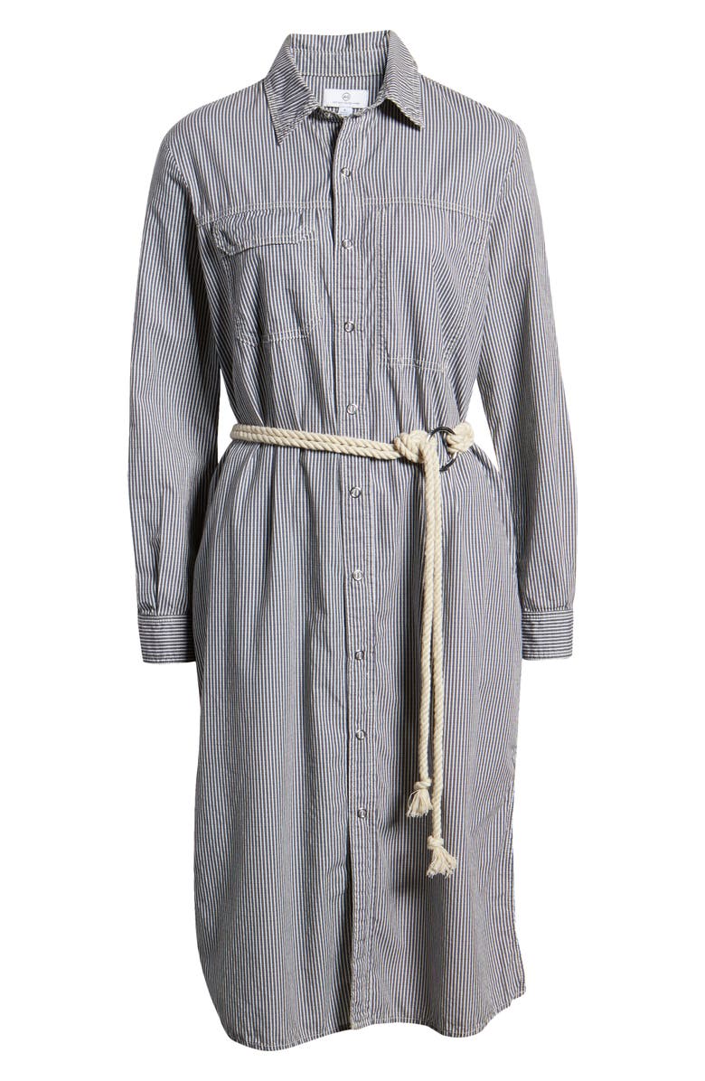 AG Taylor Long Sleeve Midi Shirtdress, Alternate, color,