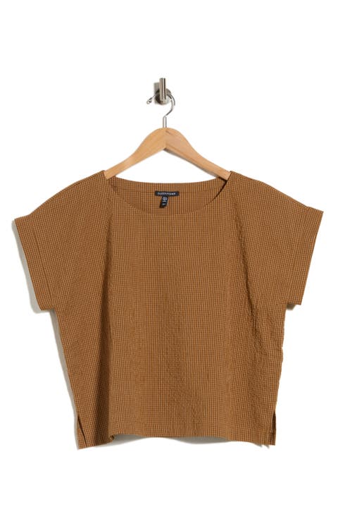 Ballet Neck Boxy Top