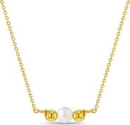 In Season Jewelry Pearl Stranded Women's Necklace
