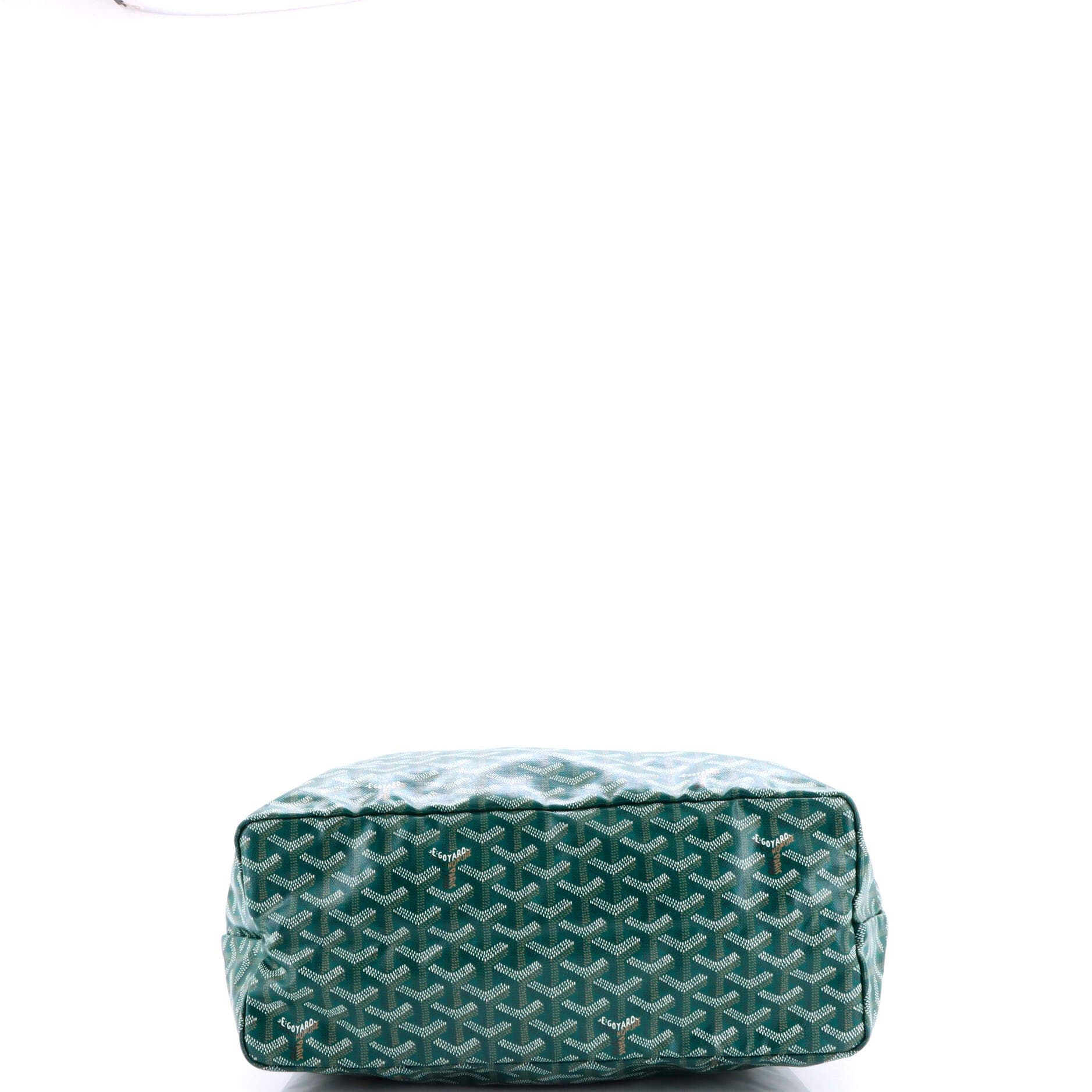 Pre-Owned Goyard Saint Louis Tote Coated Canvas PM, Alternate, color, Green