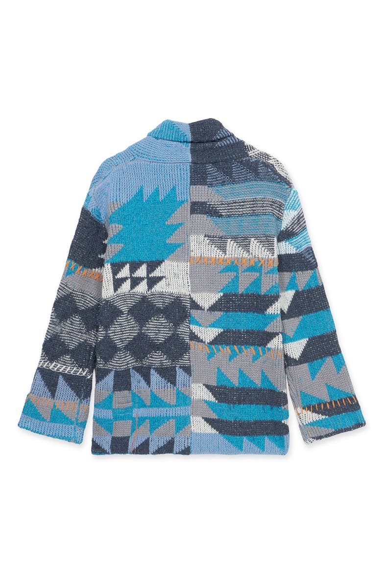Hoppy Navajo Cotton Cardigan, Alternate, color, SKY