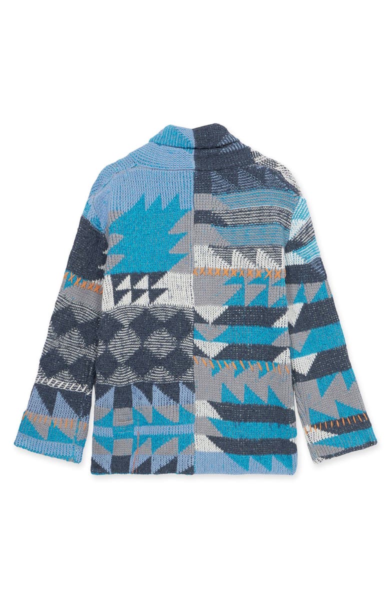 Fortela Hoppy Navajo Cotton Cardigan, Alternate, color, Sky