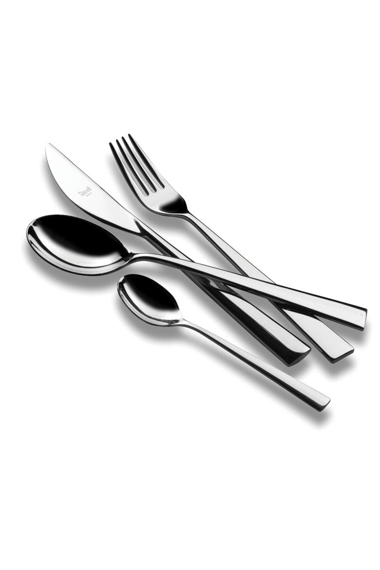 Energia Flatware Set - 20 Pieces, Alternate, color, Silver