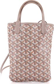 Pre-Owned Goyard Poitiers Tote Claire Voie Coated Canvas Mini