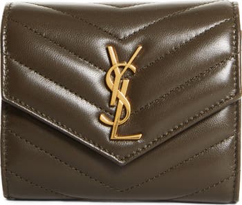 Monogram Matelasse Leather Trifold Wallet