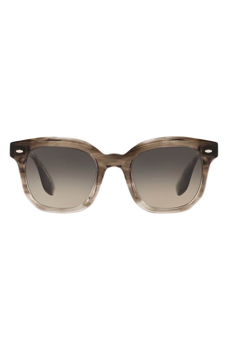 Oliver Peoples Brunello Cucinelli x Oliver Peoples Filu 50mm Square Sunglasses, Main, color,