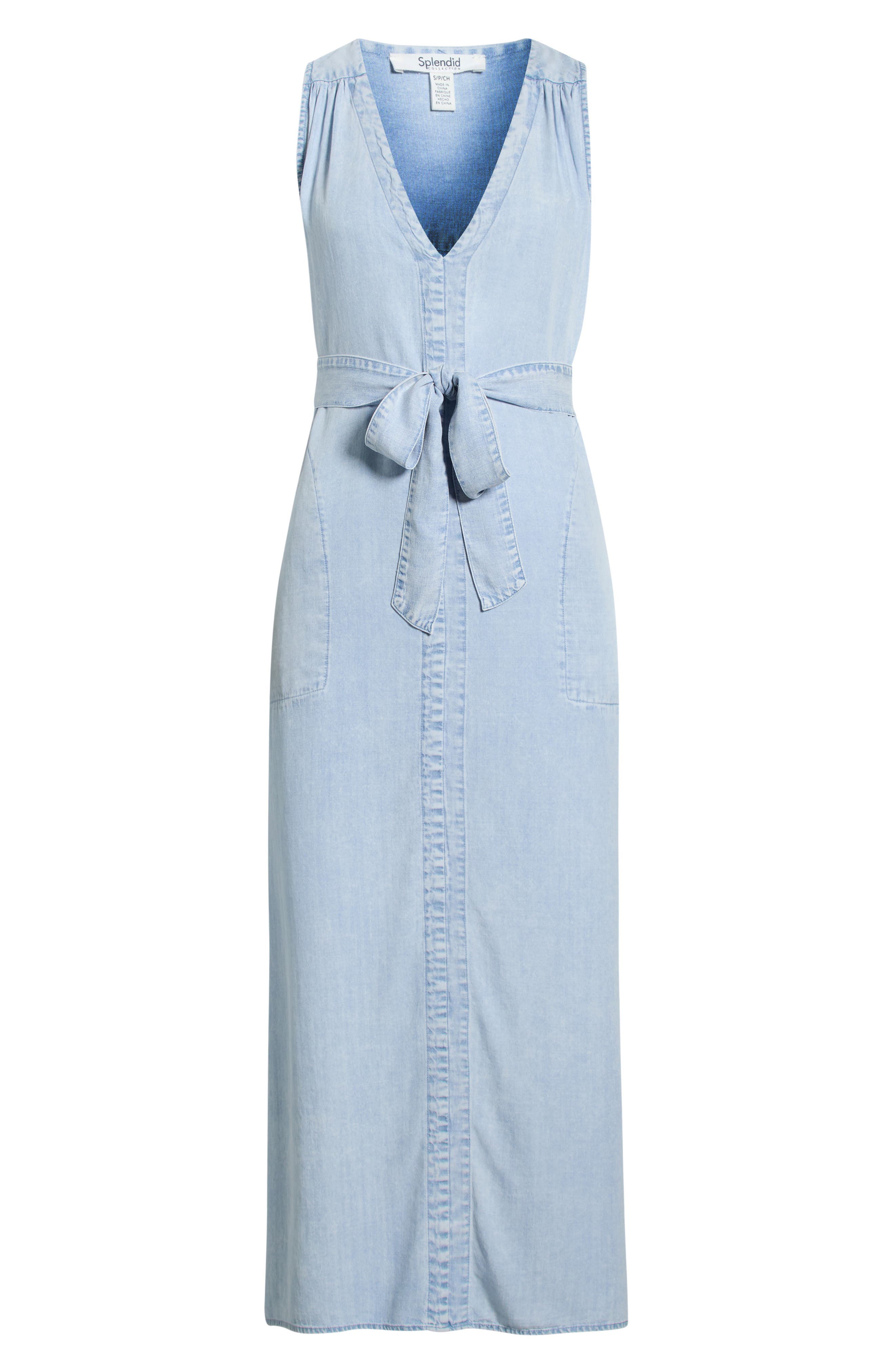 splendid denim dress Splendid denim one shoulder dress, Medium Wash, Size Small. MSRP $158