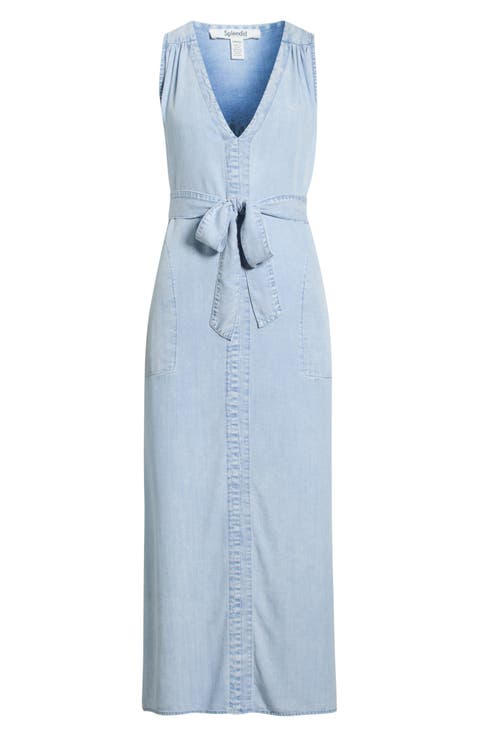 Landon Sleeveless Denim Dress