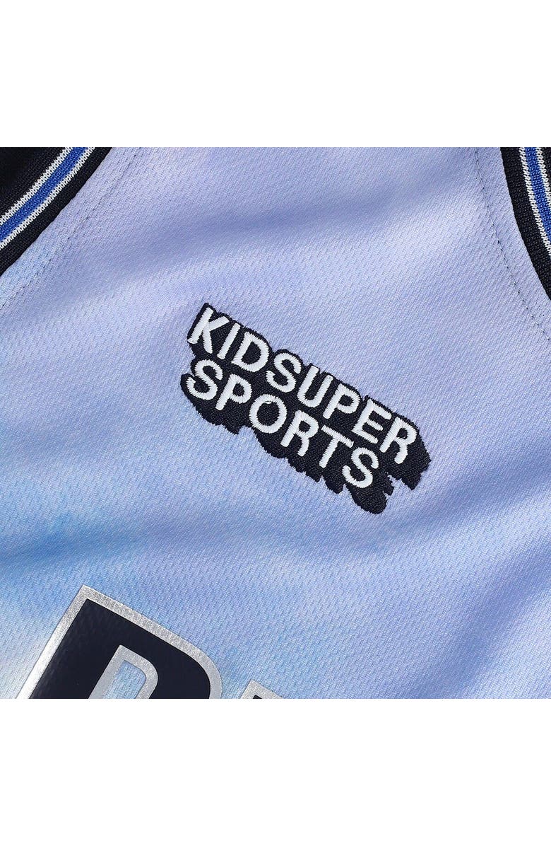NBA X KIDSUPER Unisex NBA & KidSuper Studios by Fanatics Blue Dallas Mavericks Hometown Jersey, Alternate, color, Blue