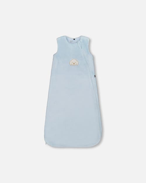 Deux Par Deux Baby Boy Plush Sleep Sack In Blue