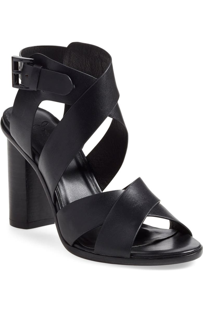 Joie 'Avery' Crisscross Block Heel Sandal, Main, color,