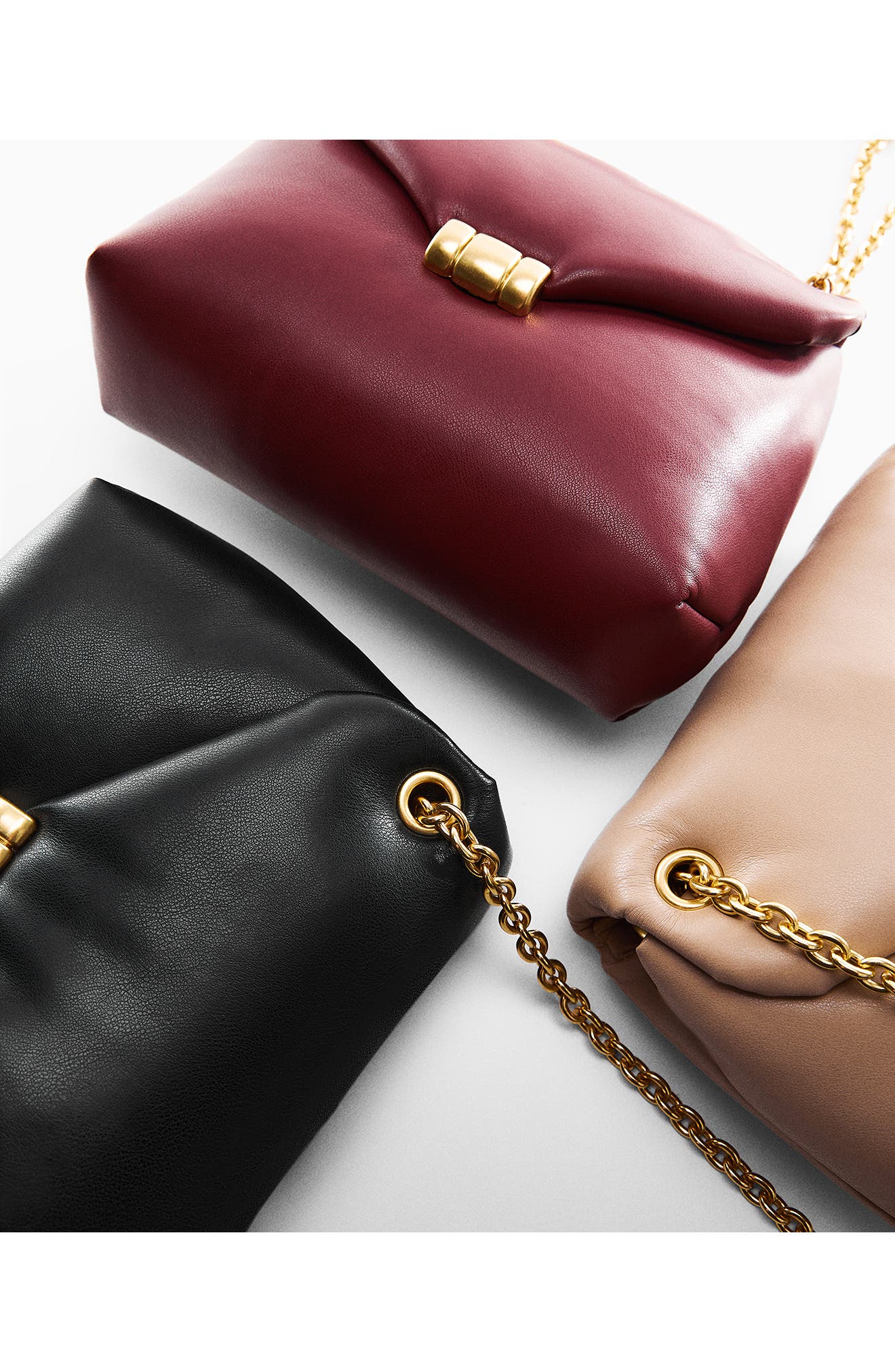 MANGO Envelope Faux Leather Convertible Shoulder Bag, Alternate, color, 