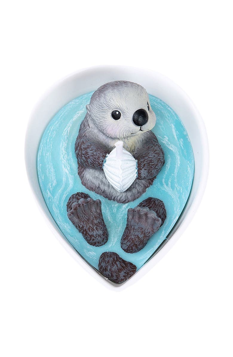 Southlake gifts Sea Otter Candle, Main, color, White