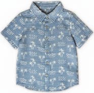 Miki Miette Jerry Cotton Short Sleeve Buttondown