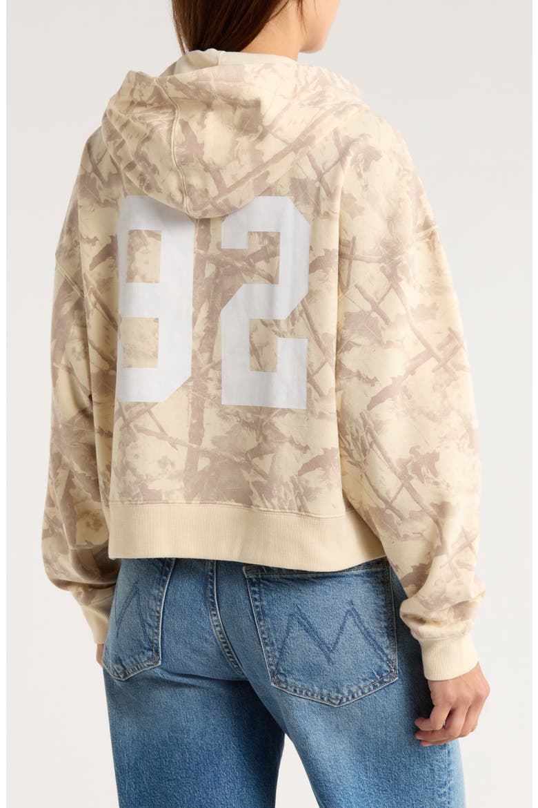 '92 Camo Print Cropped Hoodie, Alternate, color, CAMO