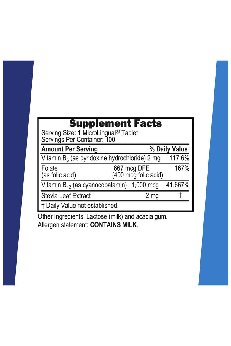 Superior Source No Shot Vitamin B-12 Cyanocobalamin B-6 Folic Acid ...