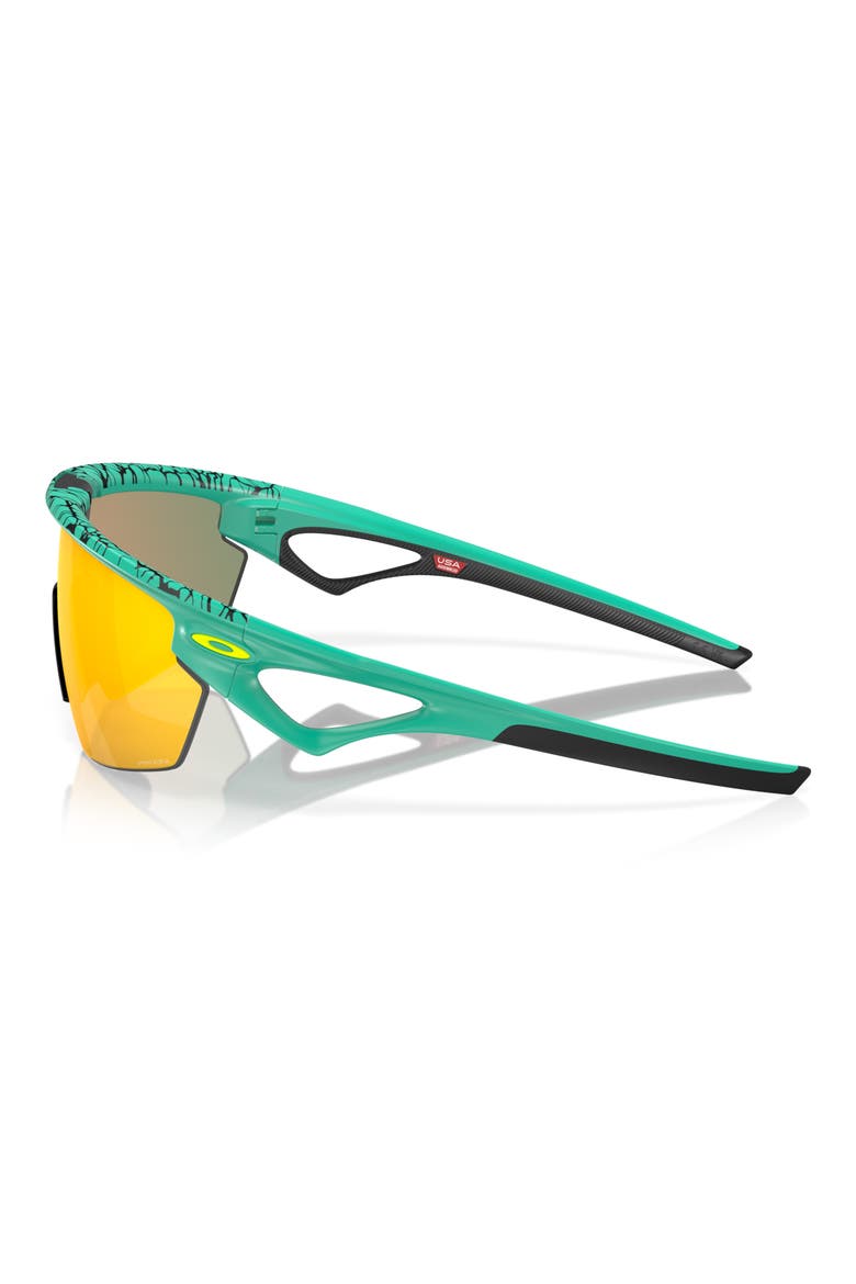 36mm Rectangle Wrap Sunglasses, Alternate, color, RUBY
