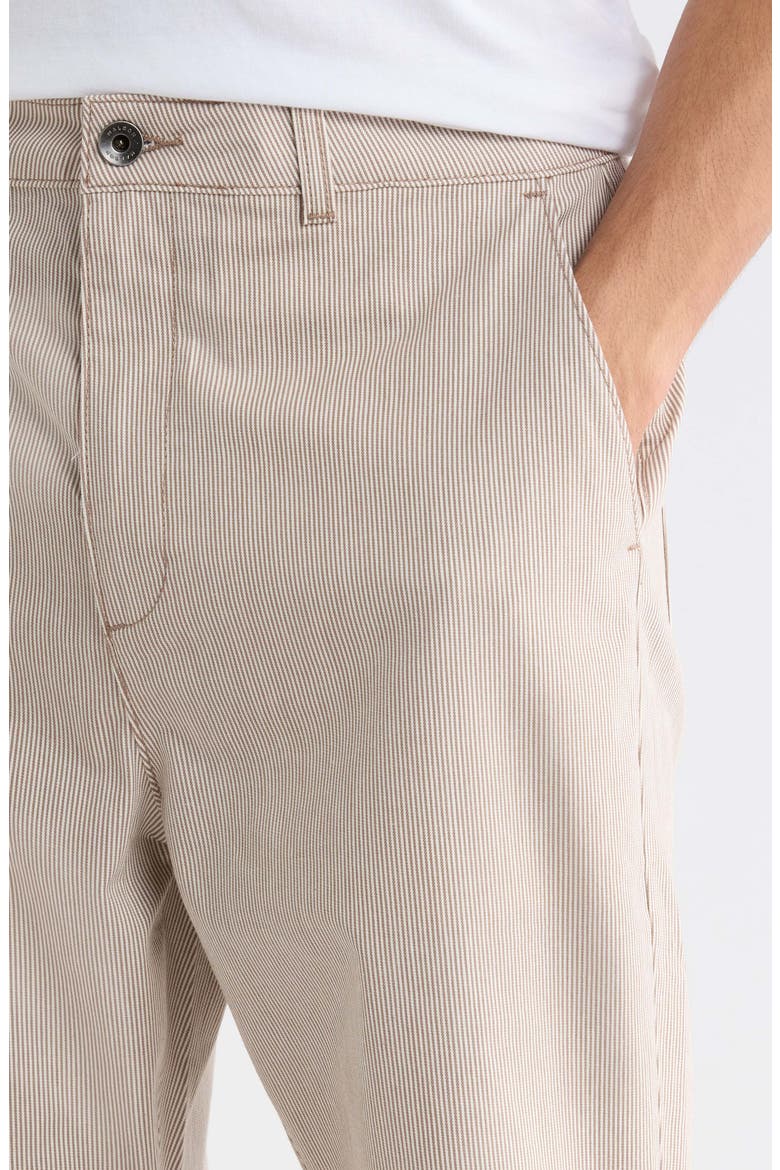 Hicory Stripe Cotton Blend Pants, Alternate, color, HICKORY BROWN STRIPE