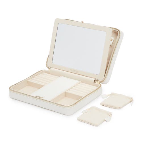 Wolf Maria Large Zip Case In White