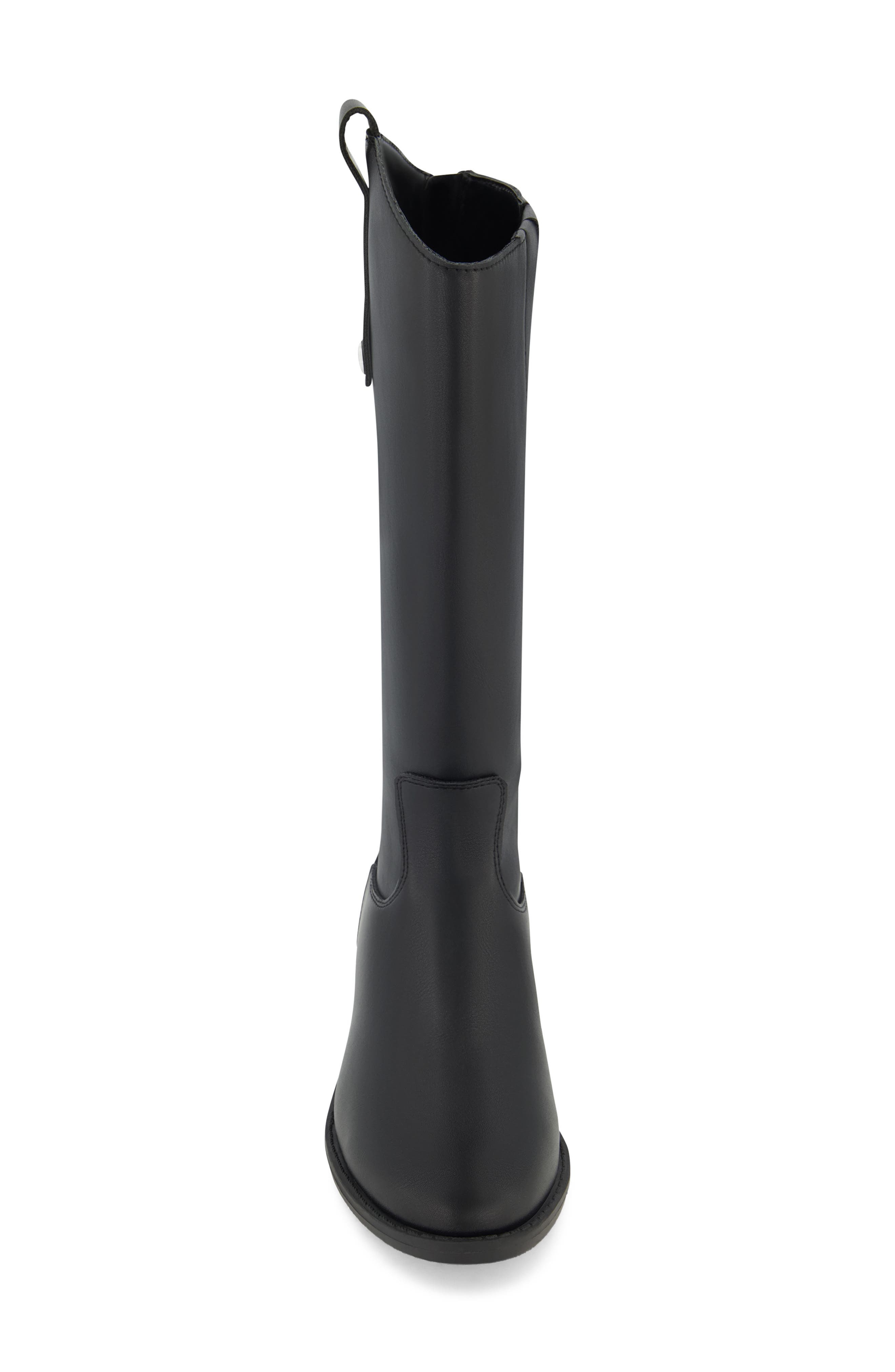 Kids' Equestrian Penny Boot, Alternate, color, BLACK