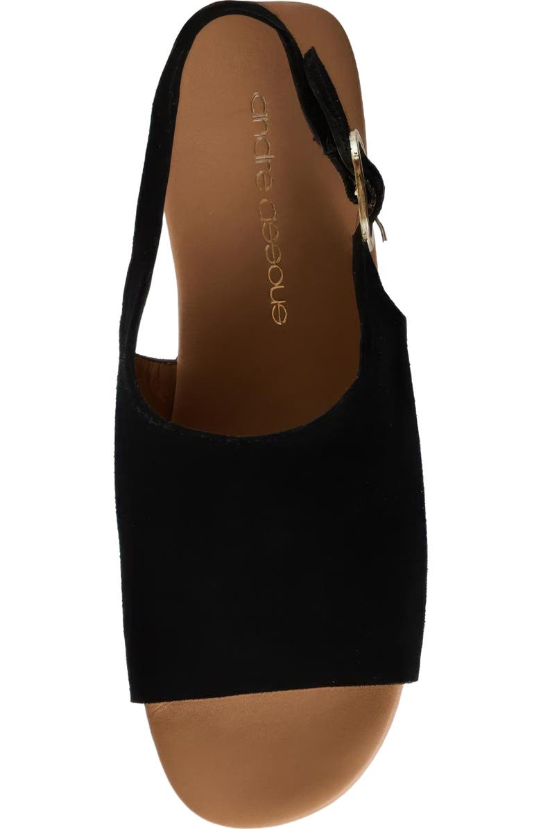 André Assous Oona Slingback Sandal, Alternate, color, Black